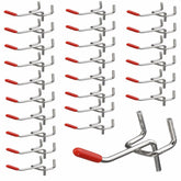 25Pcs 50mm Length Pegboard Hooks Board Slat Wall Retail Display Shop Peg Home Hook