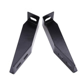 Industrial Aluminum Extrusions Right Angle Inclined Bracket Connector Reinforced Black