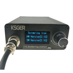Digital Temperature Controller Soldering Station Electric Soldering Iron Tips T12-K + 907 Handle
