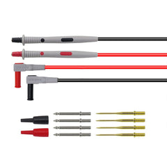 Multi-meter Test Probe Test Leads Kit with Tweezers To Banana Plug Cable Replaceable Needles Digital Multimeter Feeler