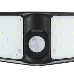 80 LED Solar Wall Lights Outdoor Security Lighting Nightlight Motion Sensor Lamp Waterproof IP65 Garden Back Door Step Stair Fence Deck Yard Driveway