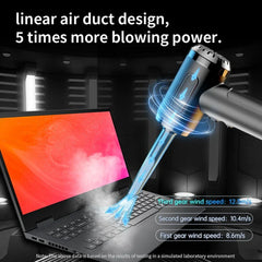 50,000RPM Cordless Dust Blower - Handheld Air Pump for Car, Keyboard, PC Cleaning | Portable & High-Power