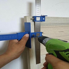 Punch Locator Drill Guide Kit, Assistant Installation Tool For Woodworking