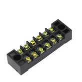 6 Section Copper Guide Fixed Terminal Clamps Short-Circuit Article Wiring Column