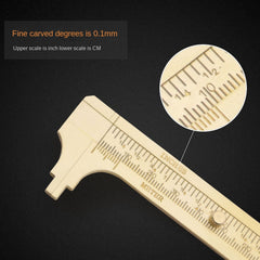 Mini Vernier Caliper Single/Double Scale Measuring Tool Brass