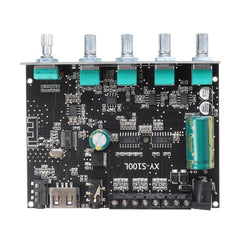 Bluetooth 5.0 Subwoofer Amplifier Board 50WX2+100W 2.1 Channel Power Audio Stereo Amplifier Board Bass AMP