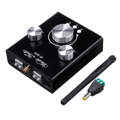 50W*2 High and Bass Adjustment Preamp Audio Power Amplifier Module Subwoofer Bluetooth 5.0 Dual-channel Stereo with Aluminum Shell