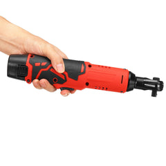 12V 4000mAh 3/8" 65N.m Battery Ratchet Handheld Electric Wrench Set with 1/ 2 Batteries