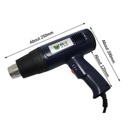 110V/220V 1600W Hot Air G-un Rework Station Handheld LCD Display Electronic Heat G-un for SMT SMD Rework Repair