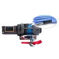 4500lbs 12V Electric Winch Pulling Capacity for Dyneema Rope Wireless Remote Control Rotatable Clutch High Torque Permanent Magnet Motor Heavy Duty Winch for ATV UTV Small Trailers