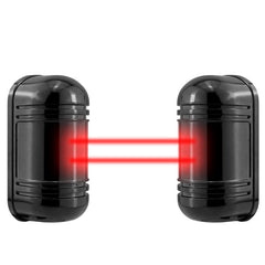 Wired Active Infrared Alarm Intrusion Dual Beam Sensor 100M Outdoor Perimeter Barrier Fence