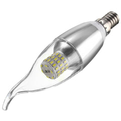 7W LED White Warm White Glass Candle Lamp Bulb Non-Dimmable AC 85-265V