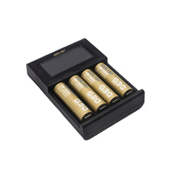 LCD Screen Display USB Charging Intelligent 2A Fast Battery Charger Li-ion NIMH Batteries