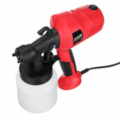 800W Electric Paint Spray Guns Airless Handheld Sprayer Machine Kit Air W/ 4 Nozzles