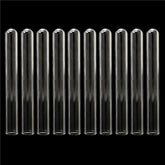 10pcs 12x100mm Lab Chemistry Glassware Borosilicate Glass Teaching Test Tubes