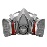 Double Gas Mask Protection Filter Chemical Half Face Respirator Mask