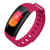 0.96' Color Screen Watch Face Change Wristband 24 hours Continuous Heart Rate Monitor Smart Watch