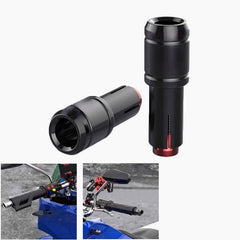 Pair Vintage Motorcycle Handle Handlebars Grips Levers Two-way Bars Electric Scooter 13mm-20mm