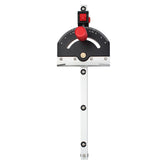 Aluminum & Plastic Table Saw Miter Gauge, Adjustable -60° to +60°, Fits 30mm/45mm T-track, Includes 1 Gauge