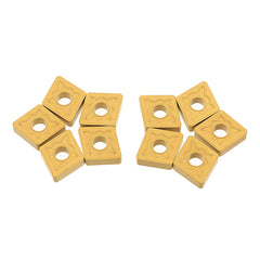 10pcs HM CVD External Turning Tool Carbide Insert Cutting Tool for DCLNR/L