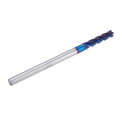 4/6/8mm HRC60 Round Nose Milling Cutter 4 Flutes NACO Blue Coated End Mill