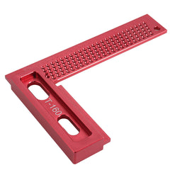 L Type 160/200mm Aluminum Alloy Woodworking Square & Measuring Ruler for Carpenters