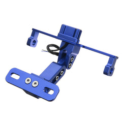 12V Motorcycle License Plate Fender Holder Bracket With LED Rear Light 12V CNC For YAMAHA BWS R25 R3 MT03 MSX