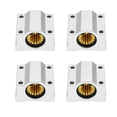 4pcs SC20UU 20mm Solid Polymer Linear Bearing Slide Bushing For CNC