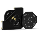 Multifunctional Woodworking Tool - Quick Change Corner Gauge for Precision Chamfering, Rounding & Beveling - Durable Aluminum Alloy