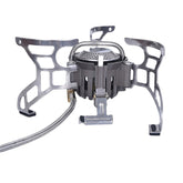 High Power Gas Stove Outdoor Foldable Cooking Kit Camping Food Cooker Portable Lightweight Camp Stove