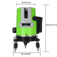 3D 5 Lines Green Laser Level Self-Leveling 360 Rotary Cross Measuring Tool