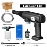 24V High Pressure Washer Water Pump Car Washing Machine Handheld Car Cleaning Spray Guns Without Battery