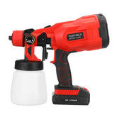 Electric Cordless Spray Guns 800ml Household Paint Sprayer High Pressure Flow Control Easy Airbrush