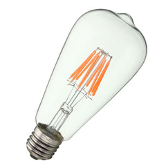 8W RGB Rereo Glass 800Lm Vintage Incandescent Light Lamp Bulb AC220V