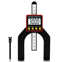 Digital Depth Gauge for Routers - 60mm Aperture, 0-80mm Range, Self-Standing, Easy Read Display