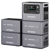 2800W 2048Wh LiFePO4 Portable Power Station, Optional Expansion Battery, 1200W Solar Input, App Control & UPS Backup