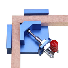 CNC Machined Angle Clamp, Fast Clamping, High Precision, Aluminum Alloy, 9-30mm Thickness, Blue & Red, Corrosion Resistant