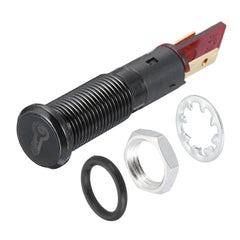 10MM LED Dashboard Warning Signal Light Van Dash Panel Indicator Lamp 12/24/36V