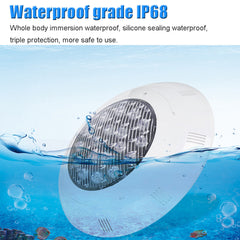 24W/36W 12V Swimming Pool Light RGB LED Bulb Underwater Decor Lights w/Remote Control IP68