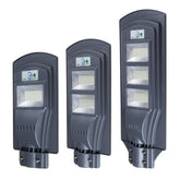 40W 80W 120W Sensor LED Solar Light 2835 Wall Street Lamp Garden Outdoor Lighting + Remote Control