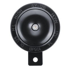 12V 105DB Motorcycle Horns Basin Speaker Tone Car Bike ATV Stainless Steel Trumpet