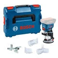 PRO GKF 18V-8 for Bosch Cordless Edge Router 18V Brushless Motor 6mm & 1/4'' Collets Professional Woodworking Trim Router With L-BOXX Case