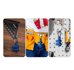 Tall Stair Gauges for Framing Square - Durable Aluminum, Hexagonal Design, Easy Carry, Multi-Function Tool, 0.315" Compatibility