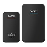 Wireless Doorbell Smart Household DoorBell With Time Display Volume Adjustable Mutil Use OfficeSelf-powered
