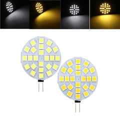 3W Dimmable SMD5050 24LEDs Warm White Pure White Ligth Bulb DC12V