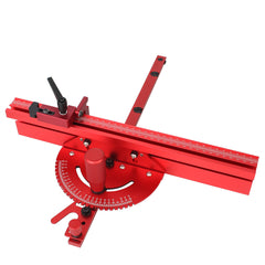 Miter Gauge for Woodworking - Durable Aluminum & Brass Handle, Fits 30mm/45mm T-Tracks, Ergonomic Design, Precision Tool