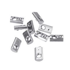 10pcs 20M5 Spring Nut for 2020 Aluminum Profile Round Roll T Slot Elastic Nut