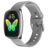 1.3inch Full-touch Screen Heart Rate Blood Pressure O2 Monitor One-key Measurement Multi-sport Modes Weather Push Smart Watch