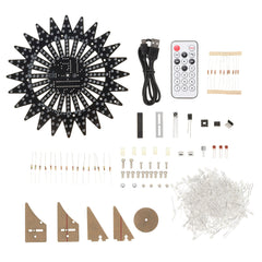Colorful LED Ferris Wheel DIY Kit Electronic Component DIY Welding Production Kit Parts