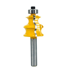 8mm 1/2 Inch Shank Oblique Arc Curve Line Router Bit Architectural Molding Woodworking Milling Cutter Carving Knife